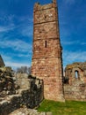 Lindisfarne Priory  - Holy Island Royalty Free Stock Photo